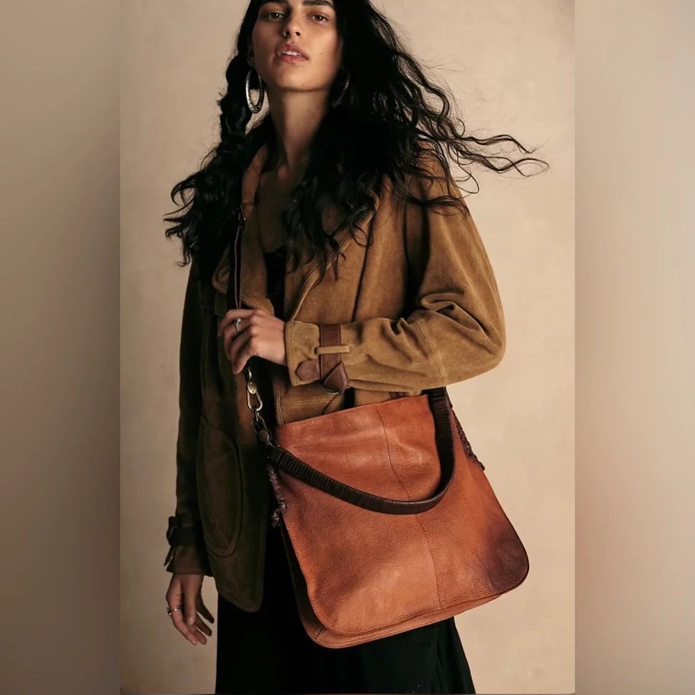 Saratoga Leather Satchel š„ We The Free - Picture 1 of 16